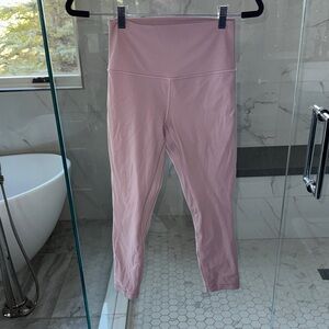 Lululemon Align 25” Light Pink  High-Rise Leggings